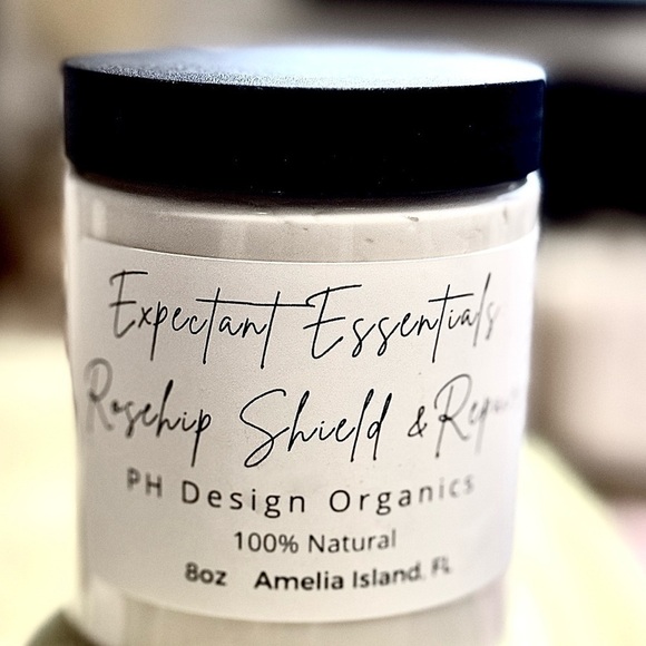 Expectant Essentials: Rose hip Shield & Repair 8oz‎ Body Butter - Picture 3 of 9